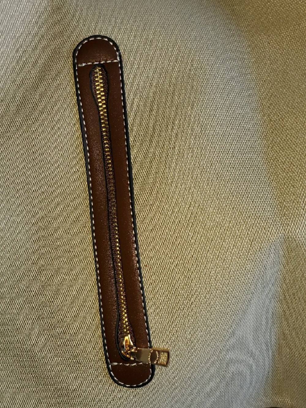 Coach Beige Canvas Tote with Brown Trim and Gold Hardware - Picture 11 of 12